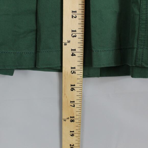 Free People Skirt 2 Pleat To Meet You Mini Green Summer Festival Academia Preppy - Picture 12 of 13